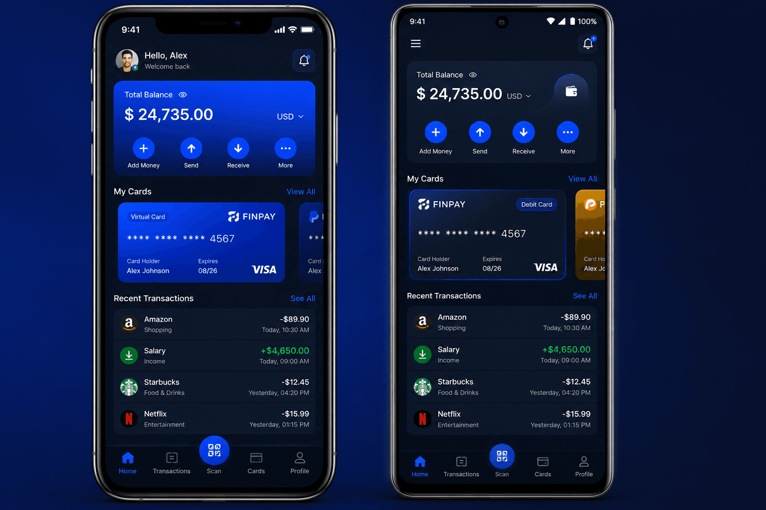 FinPay – Digital Wallet & FinTech Mobile App