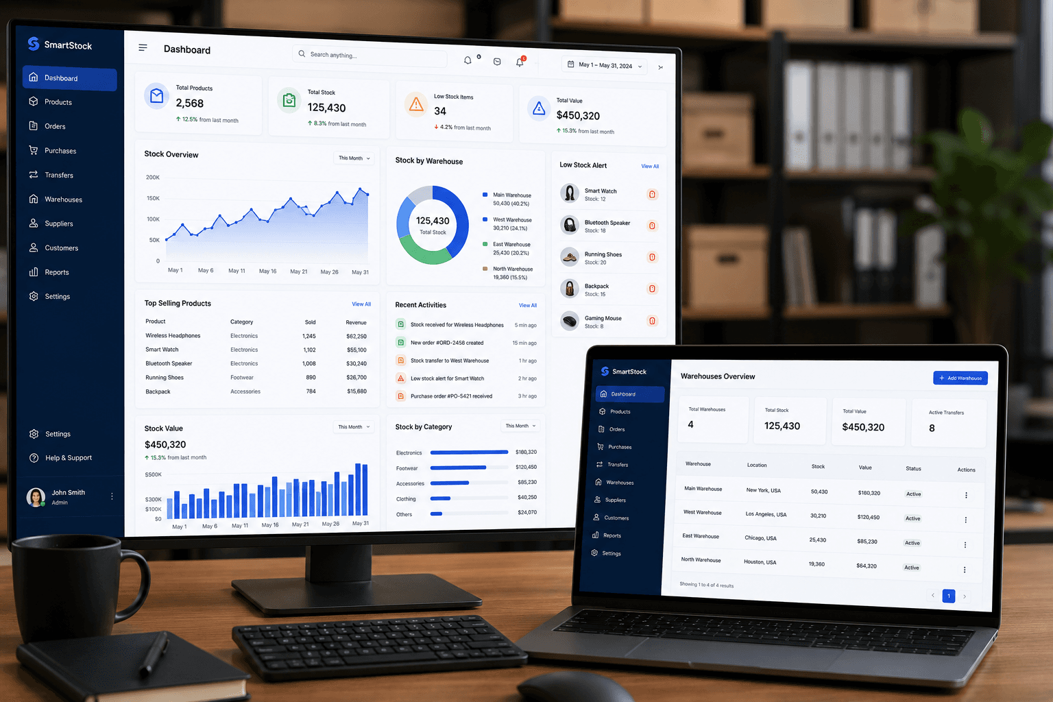 SmartStock – Inventory Management System