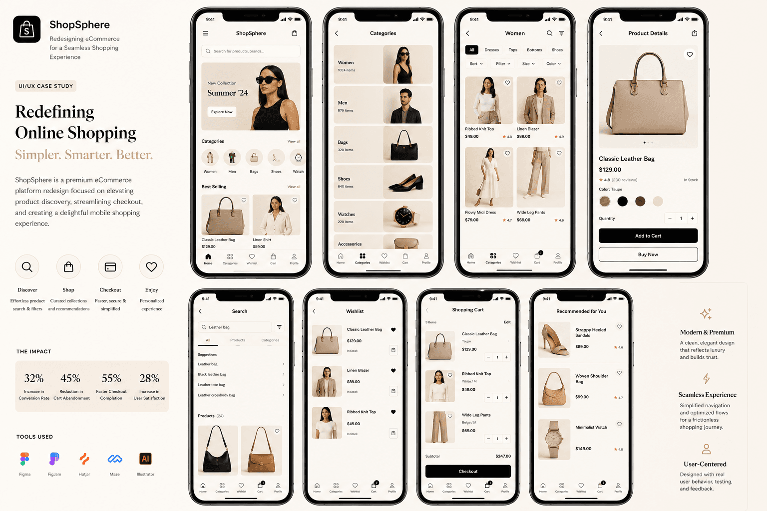ShopSphere – E-commerce UX Redesign
